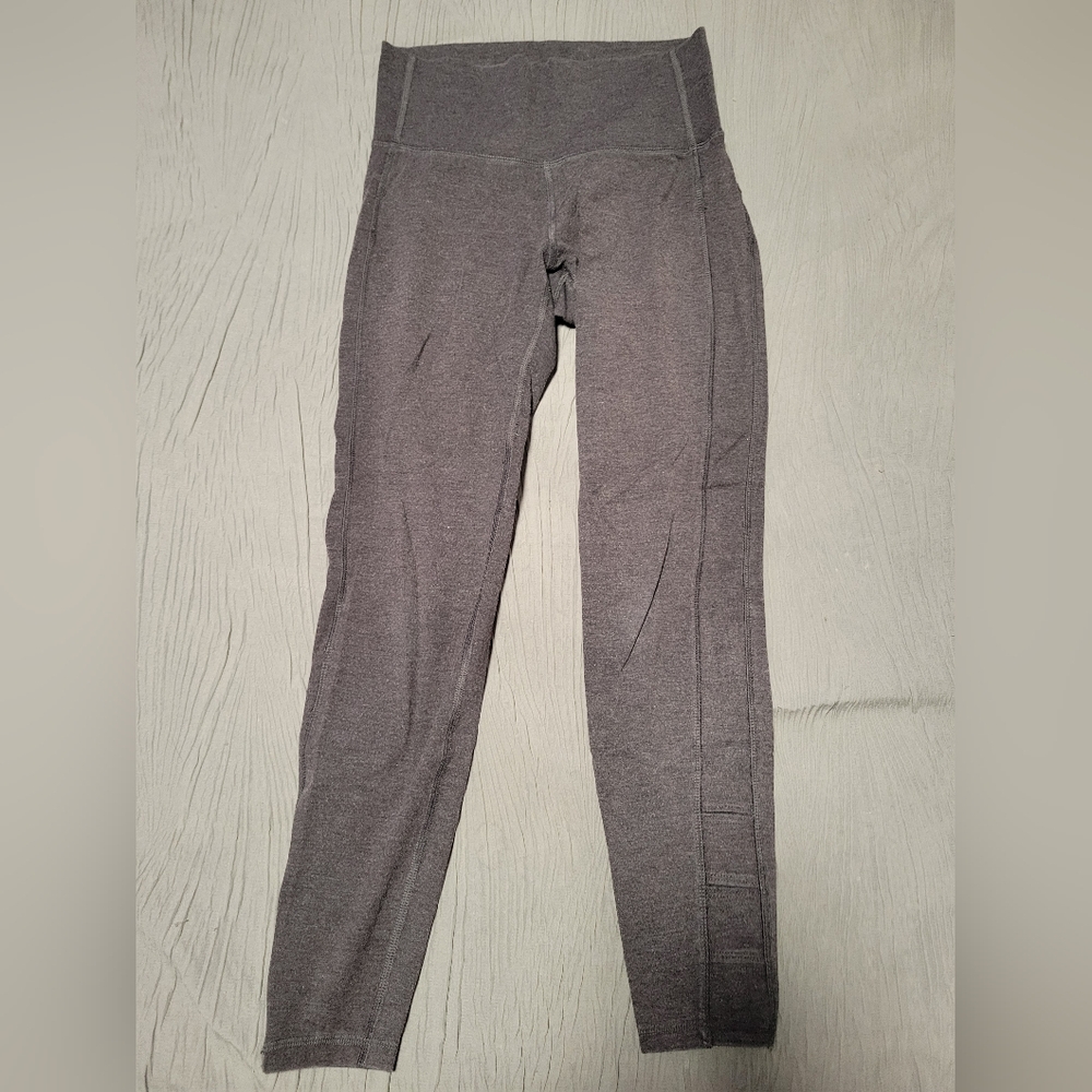 Old Navy Women's Gray High-Waisted Exercise Pants